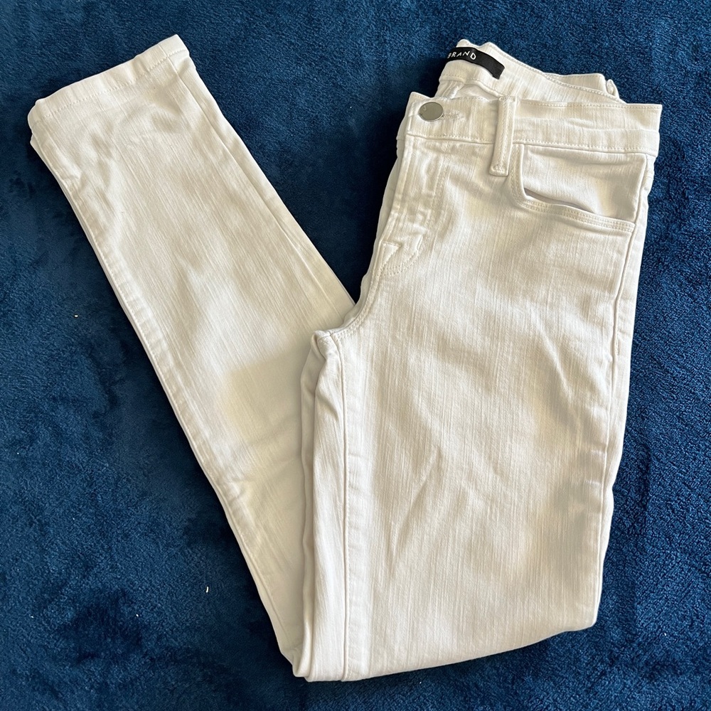 J Brand White Skinny Jeans
